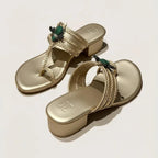 BEE KOHLAPURI HEELS (FOOTWEAR)