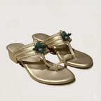 BEE KOHLAPURI HEELS (FOOTWEAR)