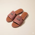 Blush Suede Charm Mules (Blush Pink) (3 Charms)