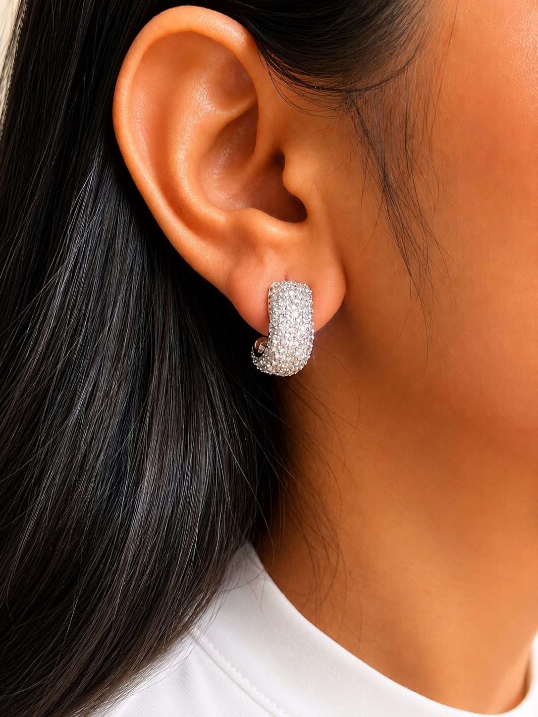 Diamonte dust earrings