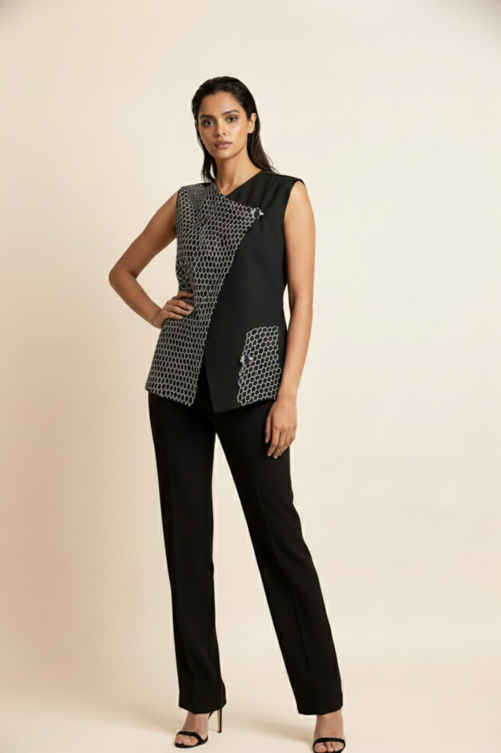 Hive Bling Cape Top