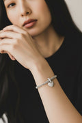 Chunky Detachable Heart Bracelet