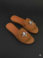 SUEDE BEE MULES (FOOTWEAR)