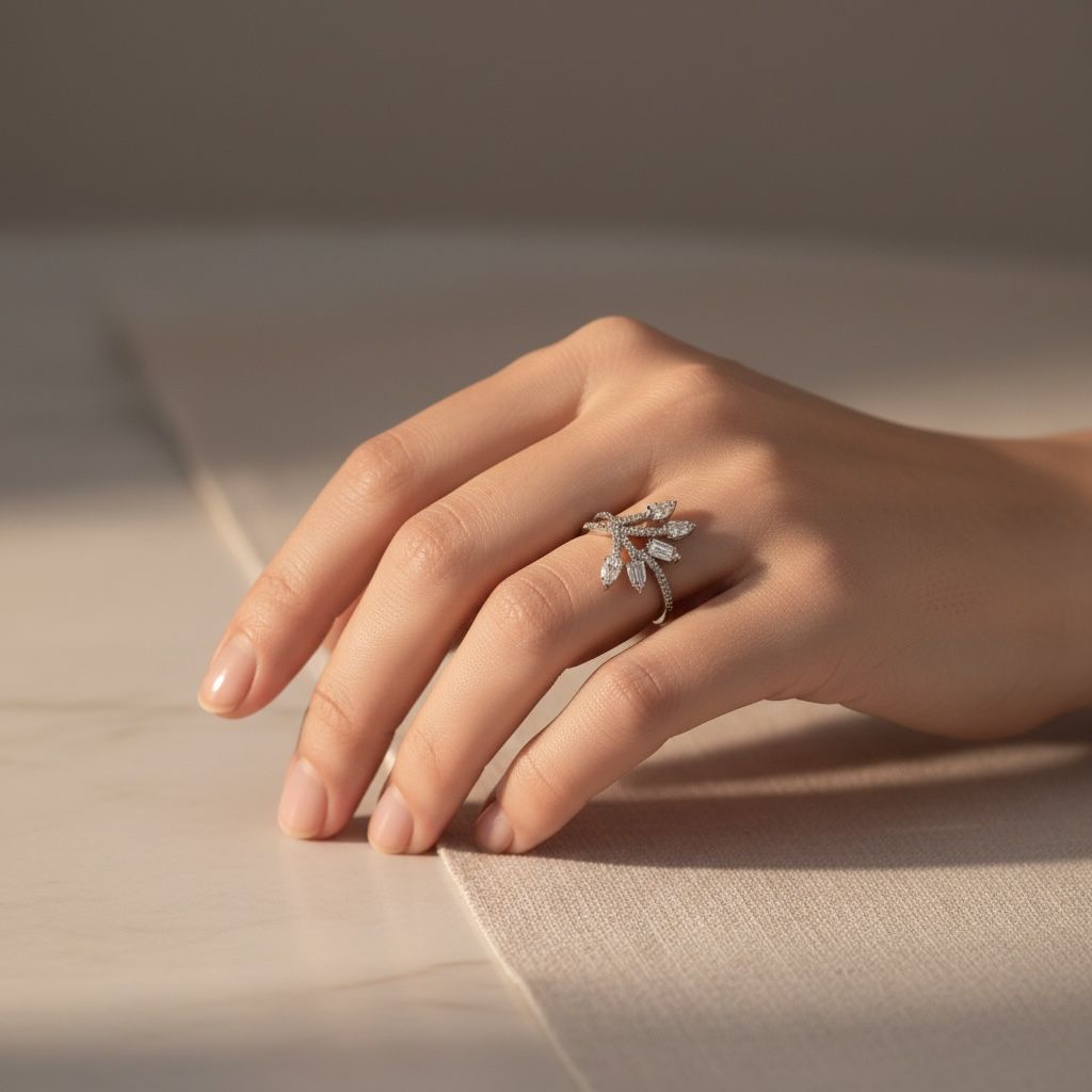 Veils Adjustable Cocktail Ring