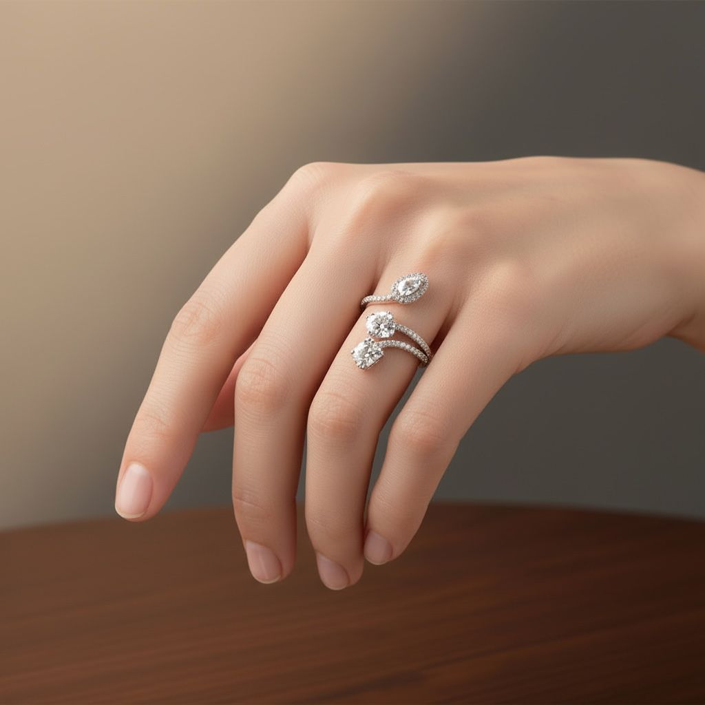 Adjustable Cocktail Ring