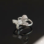 Iced Bow Ring
