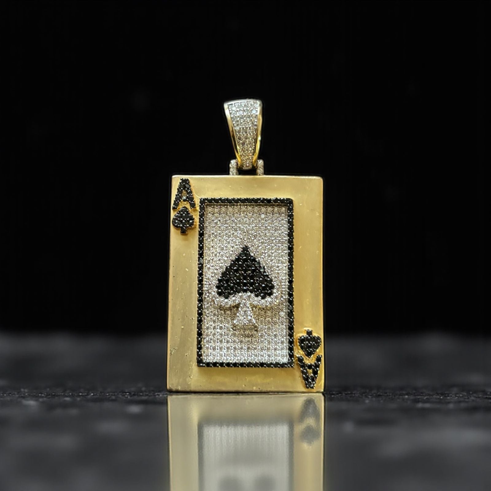Lucky Ace of Spade Pendant Chain