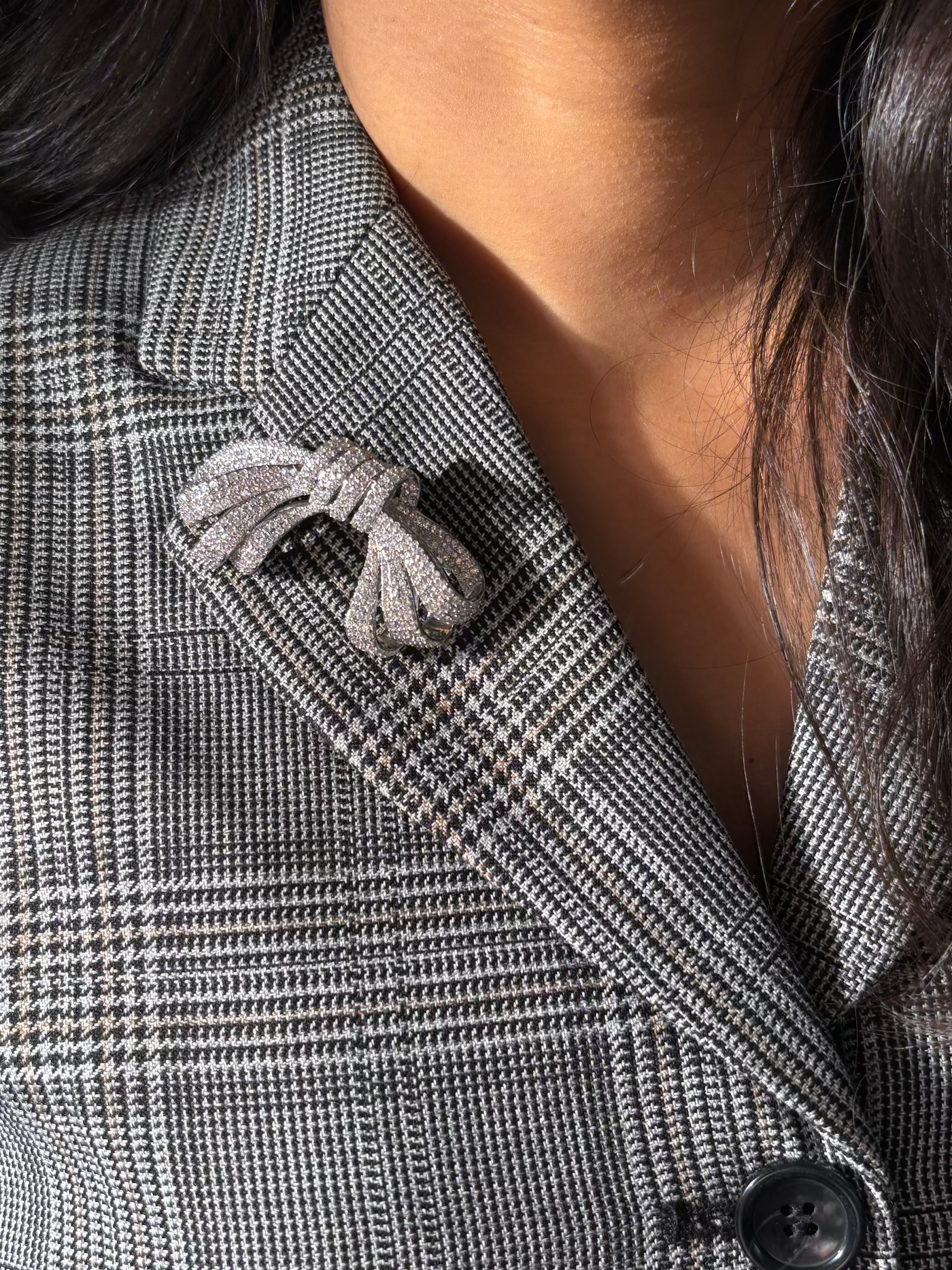 Twisted Bow Brooch