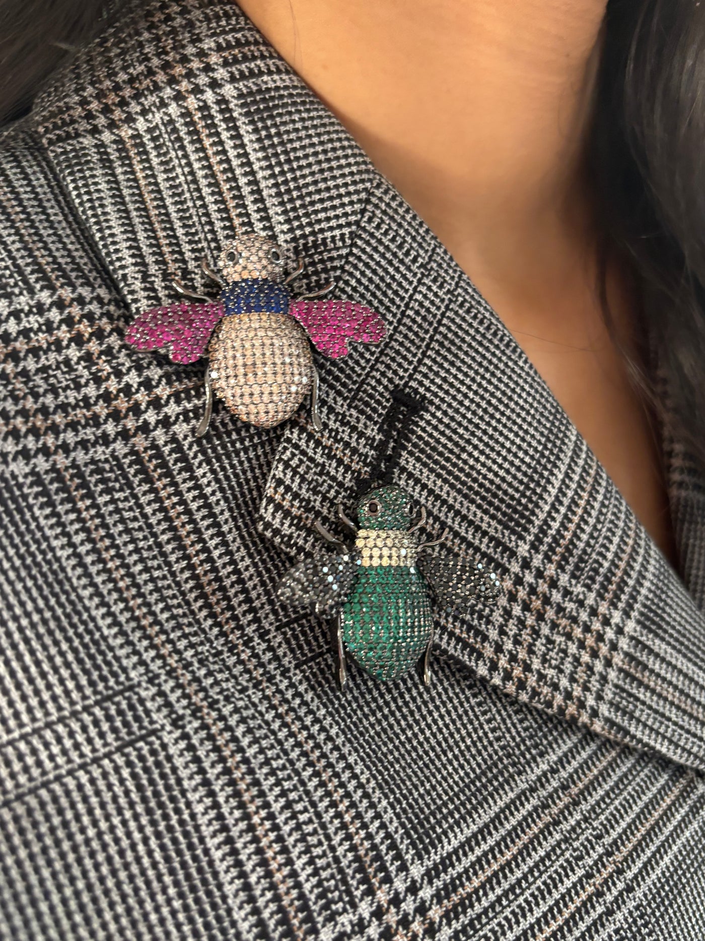 Gilded Hive Bee Brooch