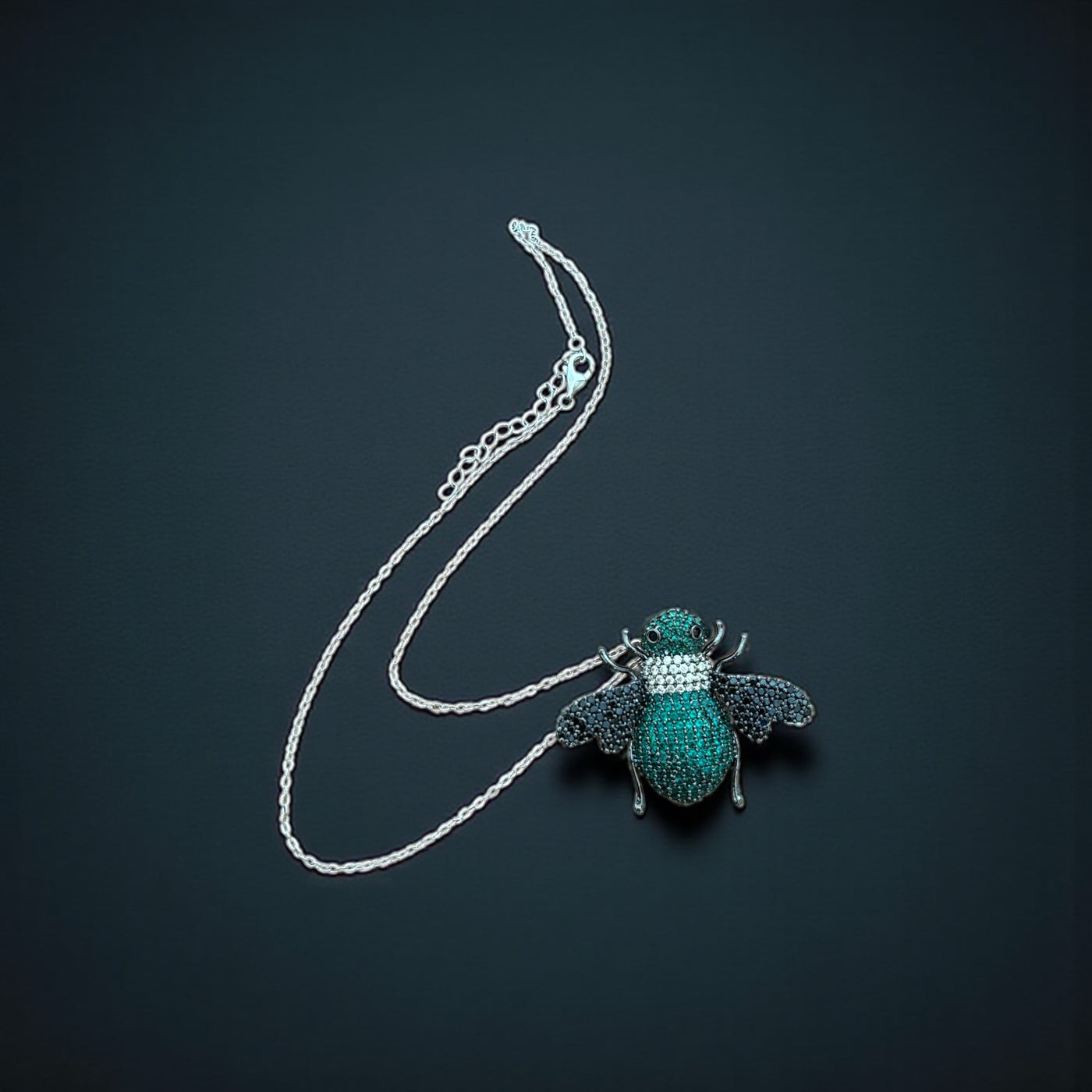 Gilded Hive Bee Pendant Chain