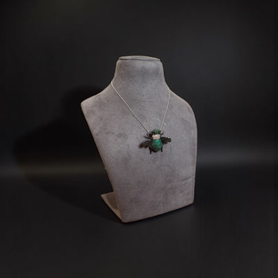 Gilded Hive Bee Pendant Chain