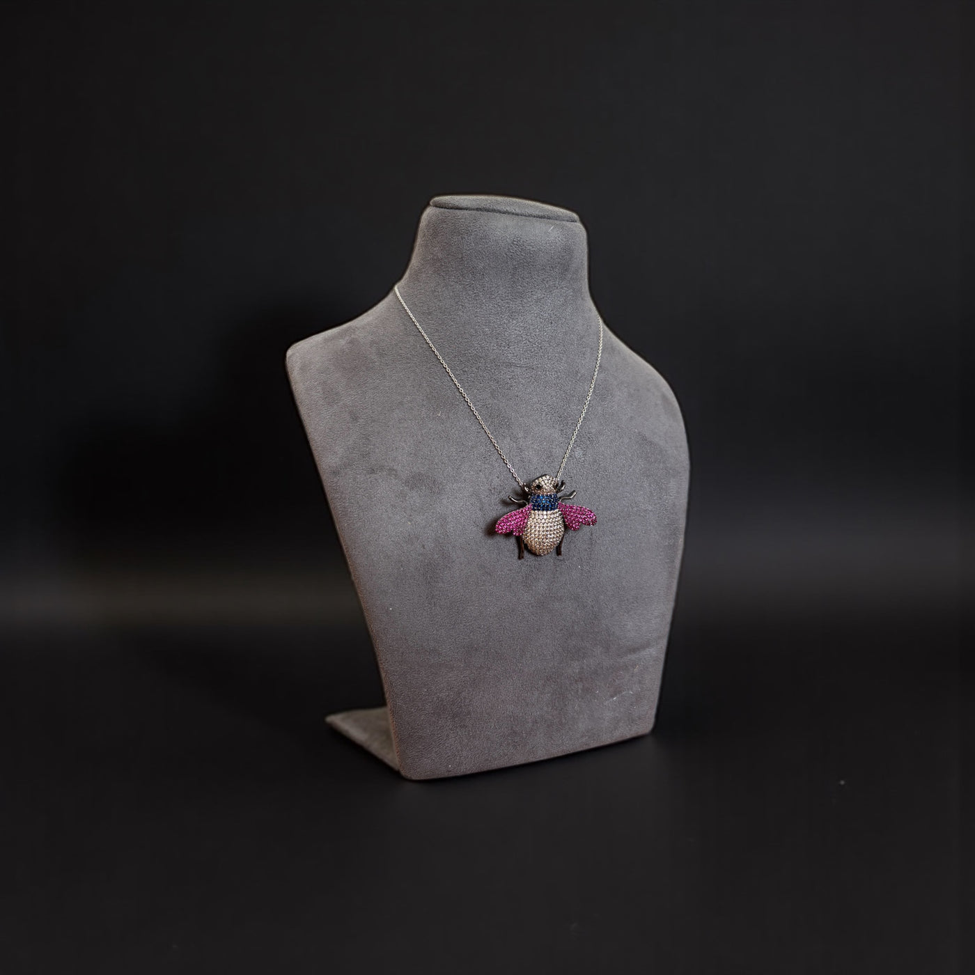 Gilded Hive Bee Pendant Chain