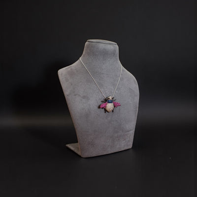 Gilded Hive Bee Pendant Chain