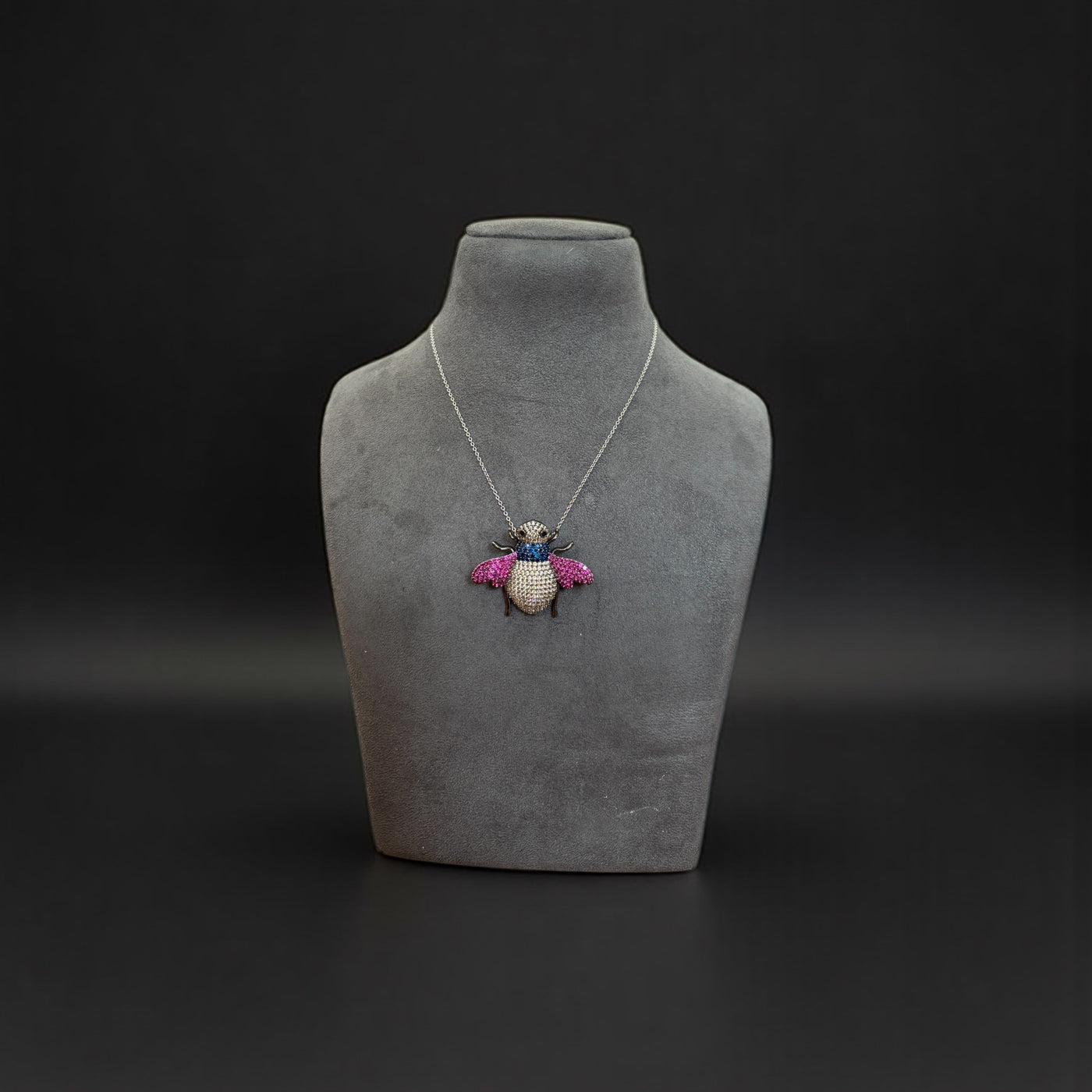 Gilded Hive Bee Pendant Chain