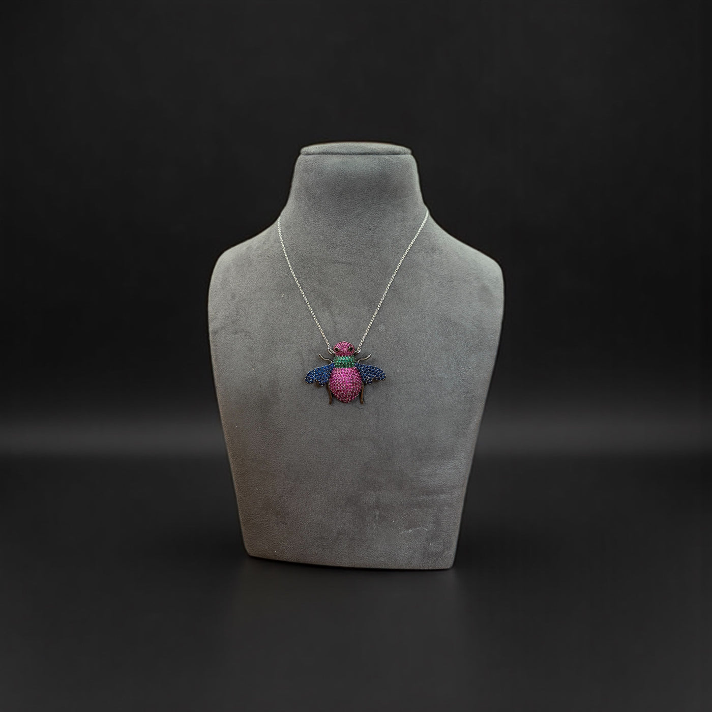 Gilded Hive Bee Pendant Chain