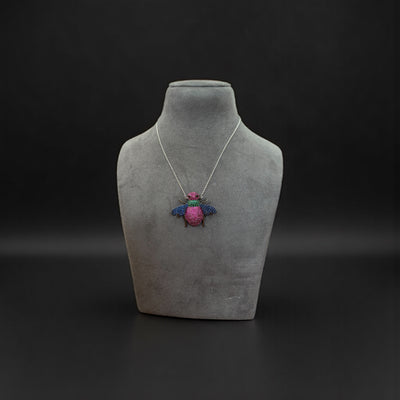 Gilded Hive Bee Pendant Chain