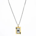 Lucky Ace of Spade Pendant Chain