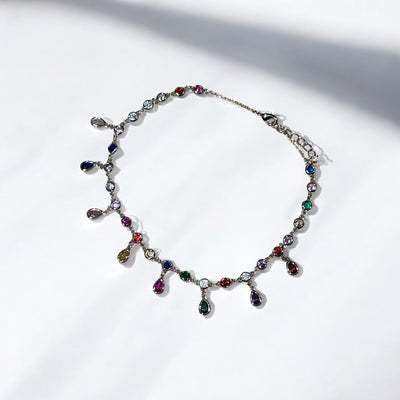 rings for Ankle	Rainbow charm ankle charms	rings and foot jewellery near me	gold ankle rhodium	jewellery shop near me ankle 