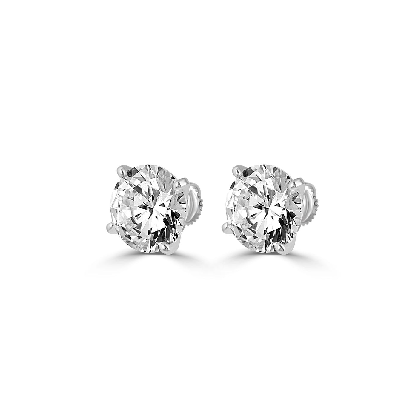 5-Carats Solitaire Studs