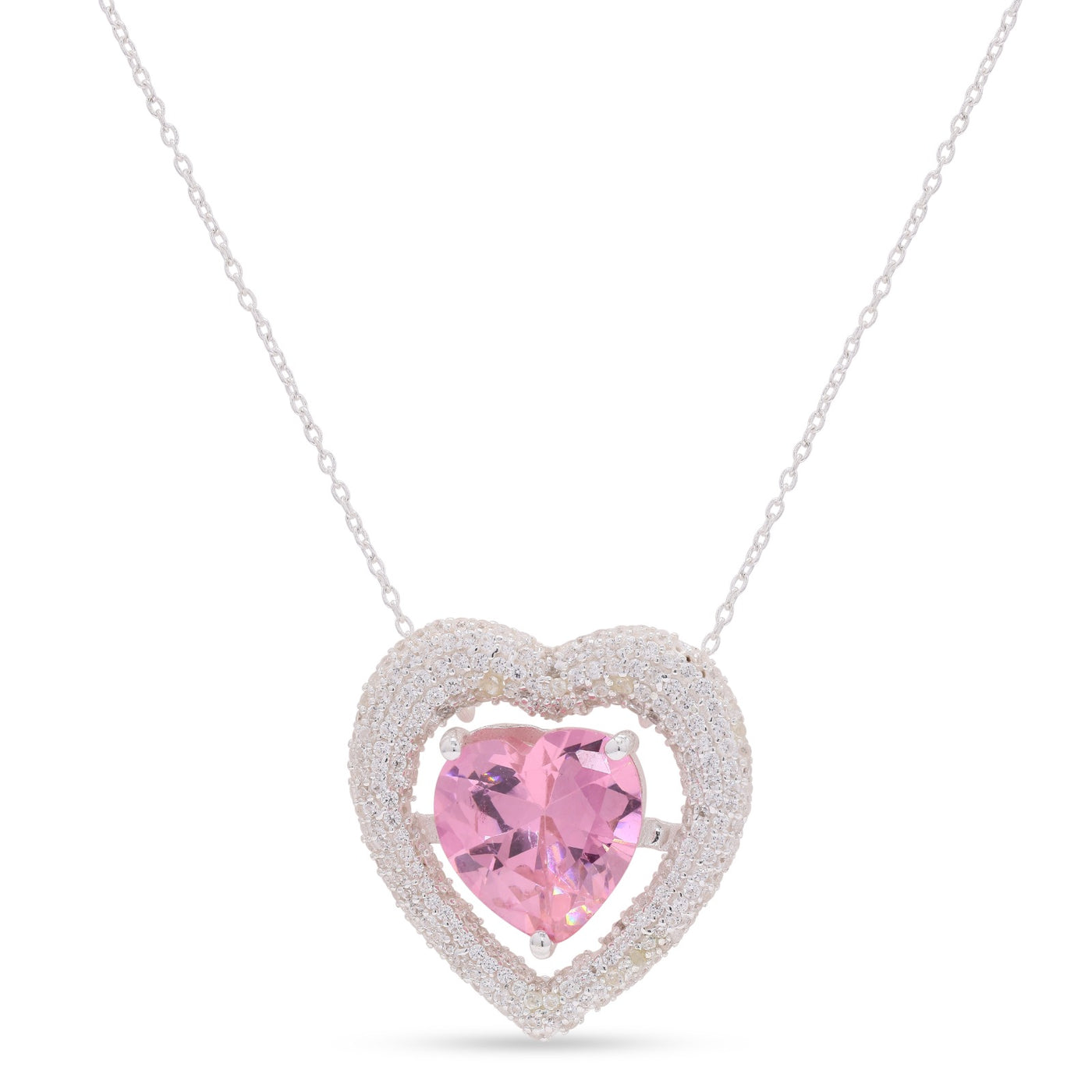 Solitaire Heart Necklace