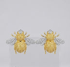 COSMIC BLING BEE EARRING (Gold Polish)