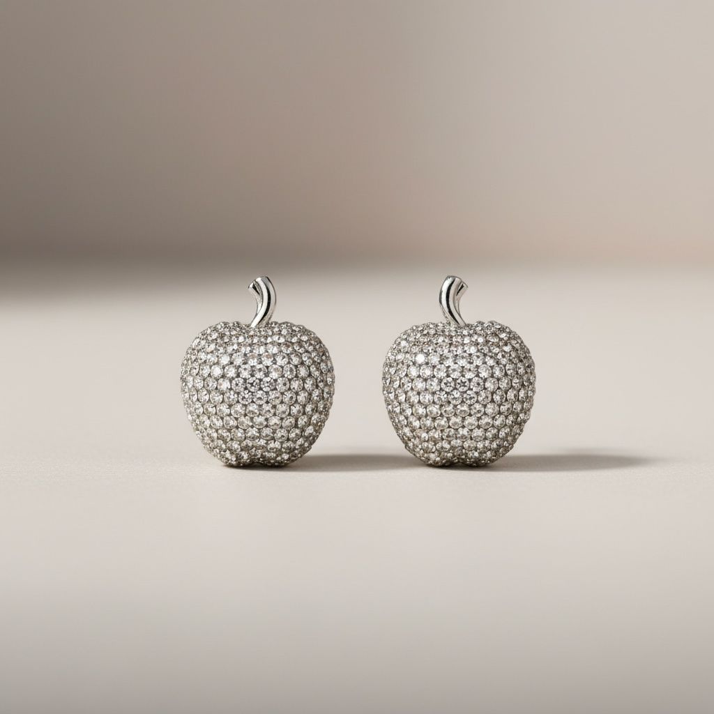 Apple Bling Earrings