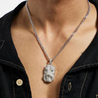 GREEN EYED PANTHER PENDANT