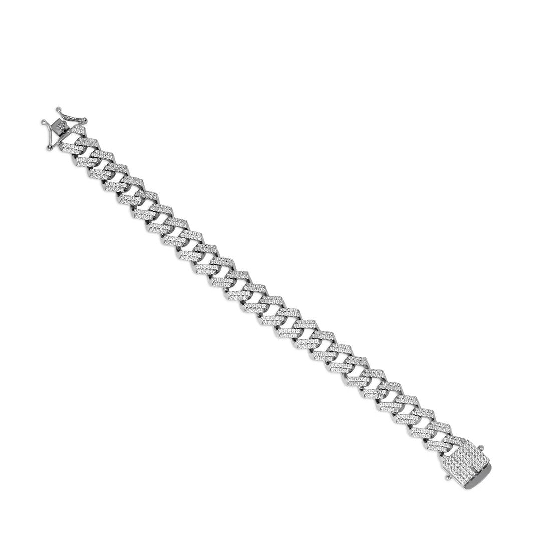 Prong Cuban Link Bracelet – WRAPGAME INDIA